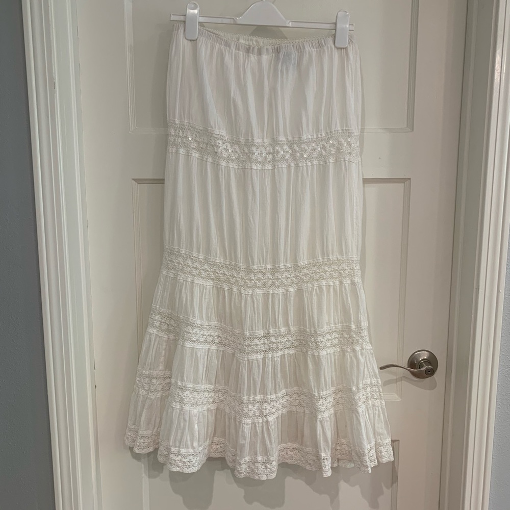 White Gauze Skirt